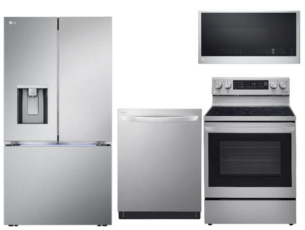 LG 4 Piece Stainless Steel Kitchen Package