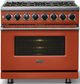 Viking® 7 Series 36" Spiced Cider Pro Style Dual Fuel Range-2