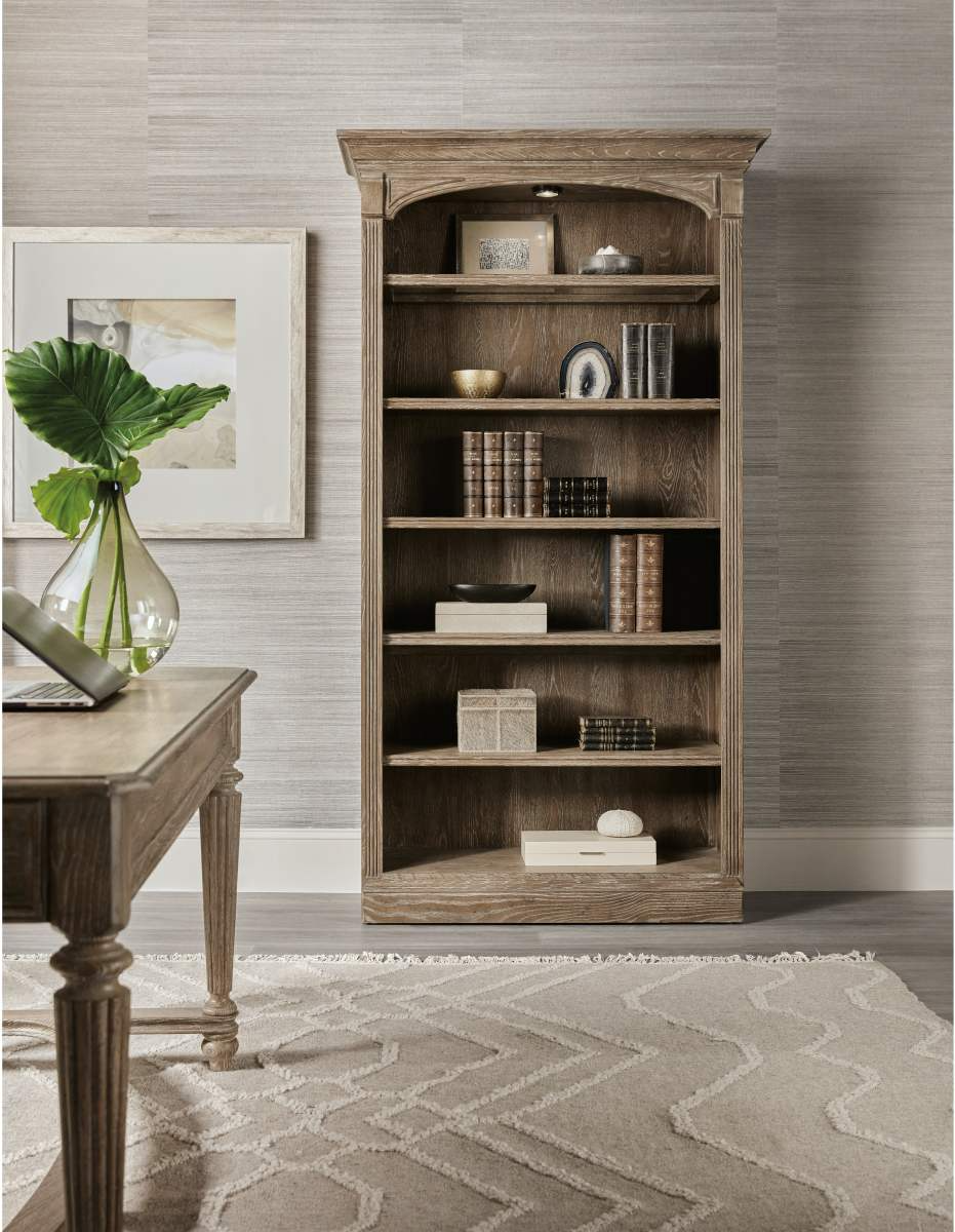 Hooker Furniture Work Your Way Sutter Claro Bookcase - Thumbnail 4