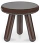 Moe's Home Collection Joy Dark Brown Lacquer Accent Table-0