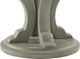 Najarian Furniture Lennox Glass Top Dining Table with Smoke Base-1