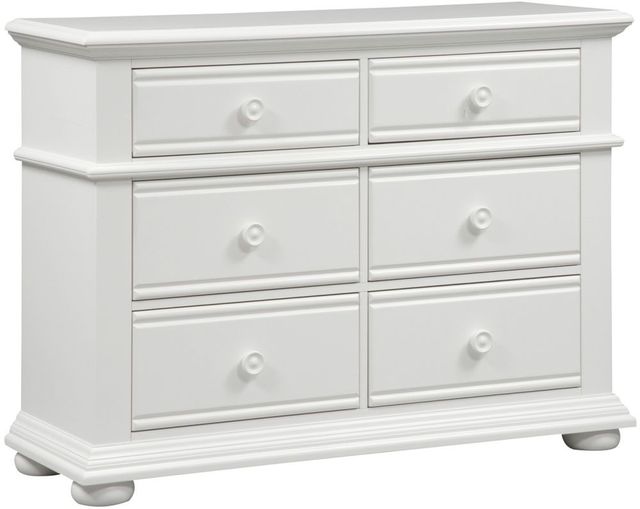 Liberty Furniture Summer House Oyster White 6-Drawer Dresser-0