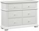 Liberty Furniture Summer House Oyster White 6-Drawer Dresser-0