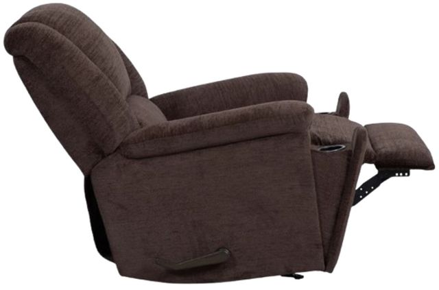 Flexsteel® Customizable Plush Fabric Gliding Manual Recliner-3