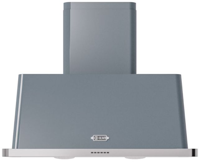 Ilve® Majestic II 40" Blue Gray Wall Mounted Range Hood-0