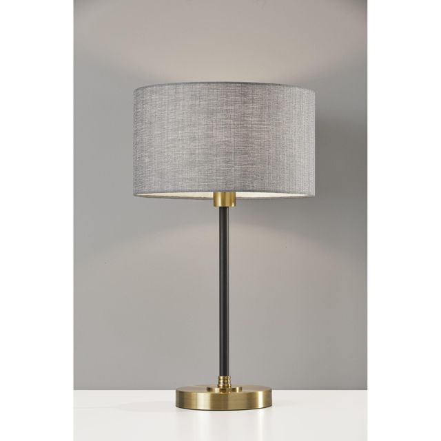 Adesso® Bergen Gray Table Lamp-1