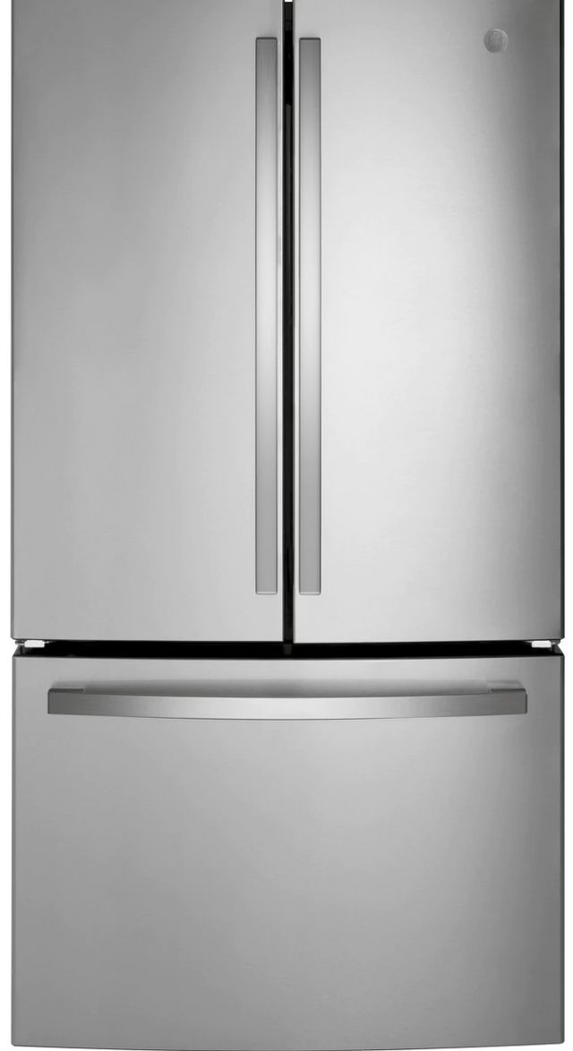GE® 36 in. 27.0 Cu. Ft. Fingerprint Resistant Stainless Steel French Door Refrigerator-0