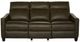 La-Z-Boy® Quinault Dark Chocolate Leather Power Reclining Sofa with Headrest-3