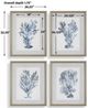 Uttermost® Mary Urban 4-Piece Shibori Coral Framed Prints Set-2
