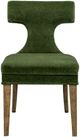 Bassett Mirror Oliver 2-Piece Moss Velvet Dining Chair-1