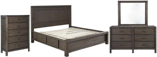 Millennium® Dellbeck 4-Piece Queen Panel Bed with Storage Set-0