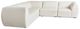Bassett® Furniture Clyde 2-Piece White L-Shaped Sectional Set-1