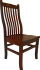 Urban Collections by Yutzy Woodworking Mission Dark Brown Office Side Chair-0