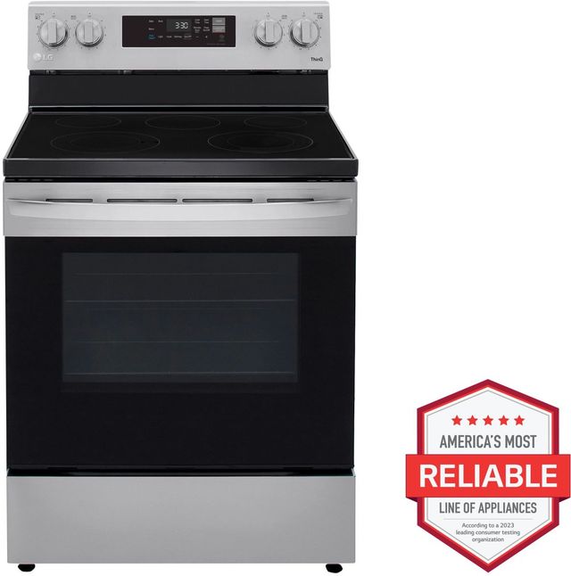 LG 30" Stainless Steel Freestanding Electric Range-1
