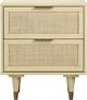 TOV Furniture Sierra Buttermilk 22" 2-Drawer Nightstand-3