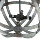A & B Home Silver Kenzo Chandelier-5