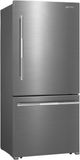 Smeg Professional 28" 16.1 Cu. Ft. Counter Depth Stainless Steel Bottom Freezer Refrigerator-3