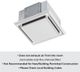 Broan® 9" White Ceiling Fan without Lights -4