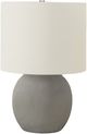 Monarch Specialties Inc. 20"H Grey Concrete Table Lamp-0