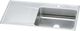 Elkay Lustertone® Classic Lustrous Satin 43" x 22" x 7-5/8" 1-Hole Single Bowl Drop-In Sink with Left Drainboard-0