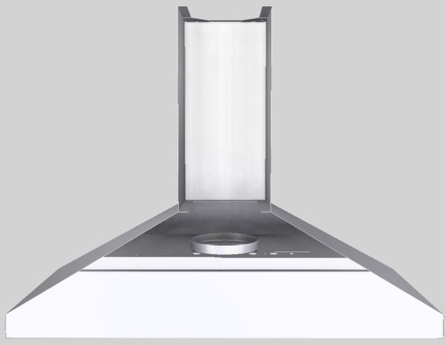 Vent-A-Hood® 48" White Wall Mounted Range Hood-2