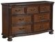 Signature Design by Ashley® Lavinton Brown Dresser and Mirror-1