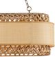 Currey & Company Isola Khaki/Natural Chandelier-3