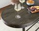 Hammary® Hidden Treasures Brown Oval Bar Table with Black Base-2