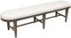Magnussen Home® Westbourne Dark Umber/Milo Ivory Bench-3