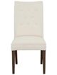 Fairfield® Customizable Entree Dining Concave Tall Back Dining Chair with Tobacco Legs and Buttons-1