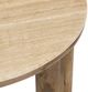 Crestview Collection Mason Tan Cocktail Table with Natural Base-3