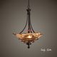 Uttermost by Carolyn Kinder Vitalia Oil Rubbed Bronze 3 Light Pendant-1