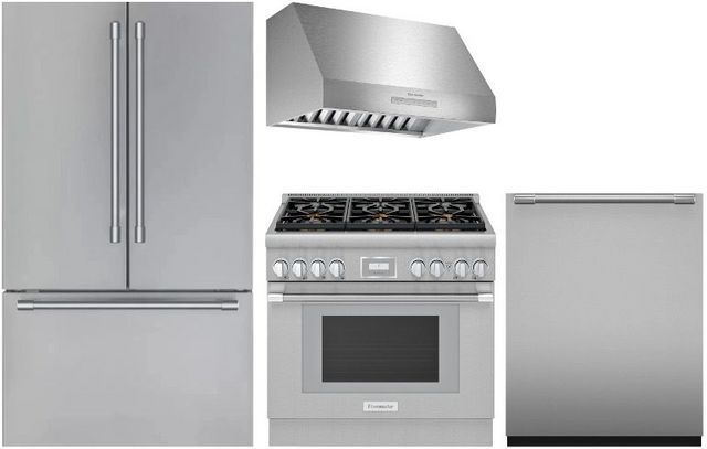 Thermador® 4 Piece Stainless Steel Kitchen Package | Specialty ...