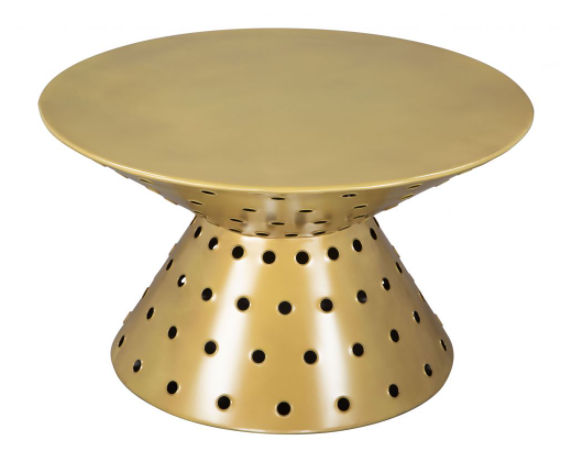 Zuo® Modern Electron Gold Coffee Table-0