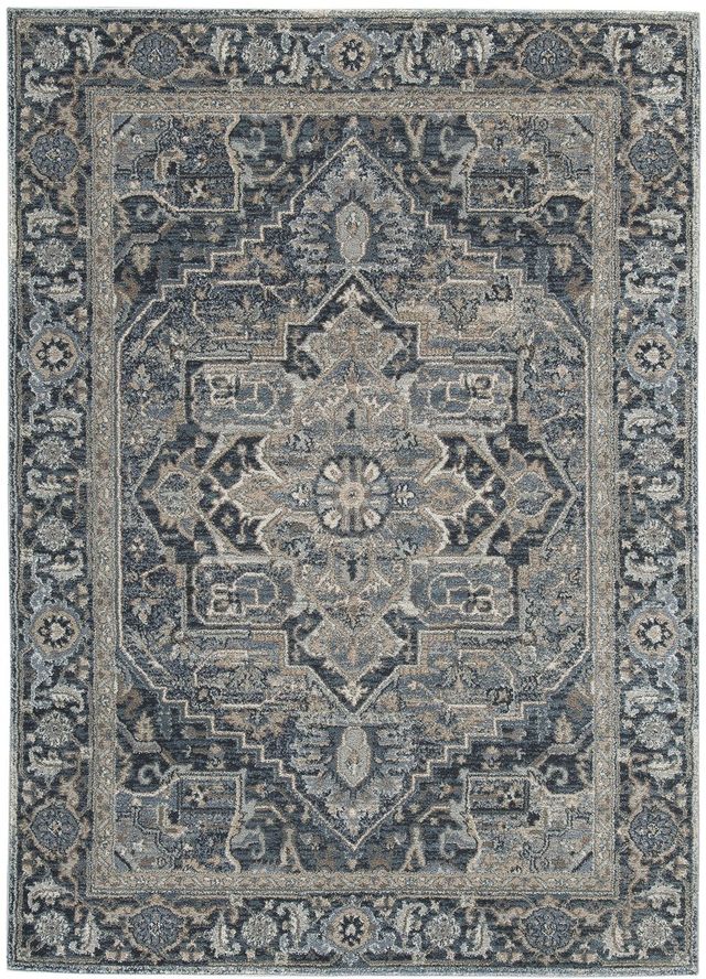 Signature Design by Ashley® Paretta Cream/Navy/Gray Medium Rug-0