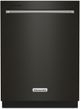 KitchenAid® 24" PrintShield™ Black Stainless Steel Top Control Built In Dishwasher-0