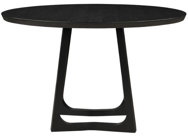 Moe's Home Collection Silas Black Ash Round Dining Table-2