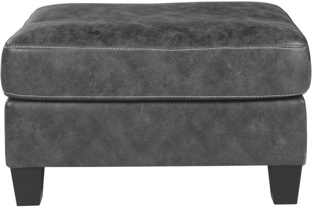 Benchcraft® Venaldi Gunmetal Ottoman-1