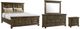 Elements International McCoy 4-Piece Charcoal Queen Storage Bedroom Set-0