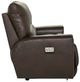 La-Z-Boy® Cassian Dark Chocolate Leather Power Reclining Loveseat with Headrest-4