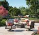 Homecrest™ Outdoor Living Customizable Revive Cushion Aluminum/Fabric Outdoor Swivel Rocker Chat Chair-1