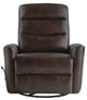 New Classic® Home Furnishings Takami Brown Manual Swivel Recliner-2