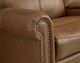 Flexsteel® Customizable Bernard Leather Power Reclining Loveseat with Console, Headrest and Lumbar-5