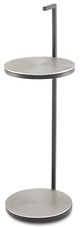 Currey & Company Cane Black Pewter Drinks Table-0