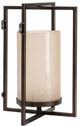 Crestview Collection Danson Dark Bronze Caged Hanging Candle Holder-0