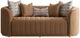 Michael Amini® Ariana Caramel/Gold Loveseat-2