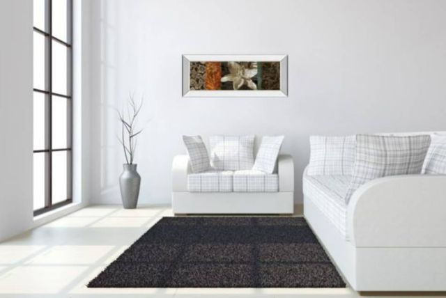 Classy Art Evanescent I by Keith Mallet Mirror Framed Wall Art-3