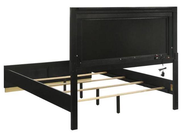 Coaster® Caraway 5-Piece Black Eastern King Bedroom Set-2