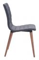 Zuo® Jericho Gray Dining Chair-1