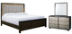 Signature Design by Ashley® Maretto 3-Piece Two-tone King Upholstered Panel Bed Set-0